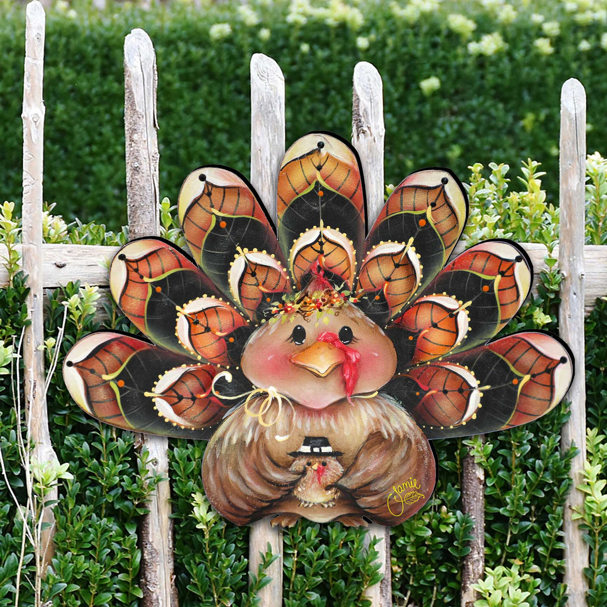 Be Thankful Turkey Door Decor by Jamie Mills-Price