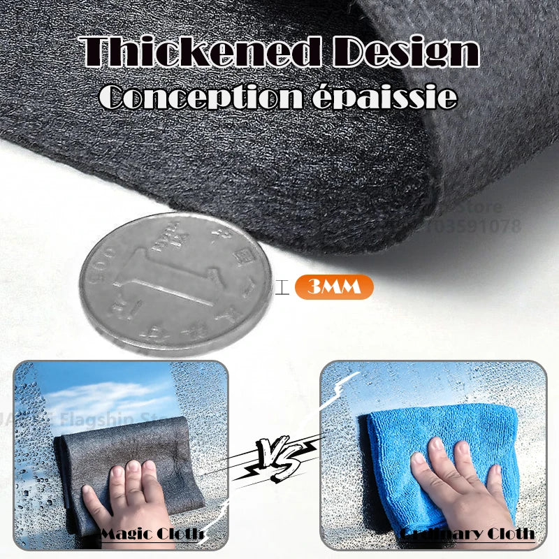Reusable Microfiber Cleaning Cloths — Choice of Size & Pack