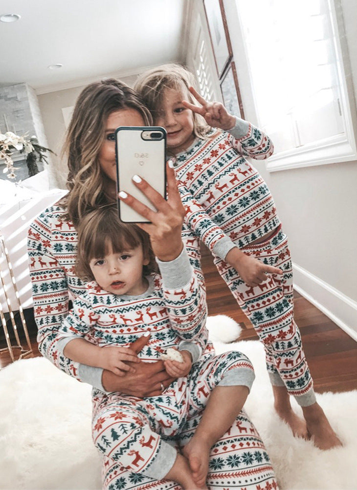 Matching Family Christmas Pajamas — Holiday Print
