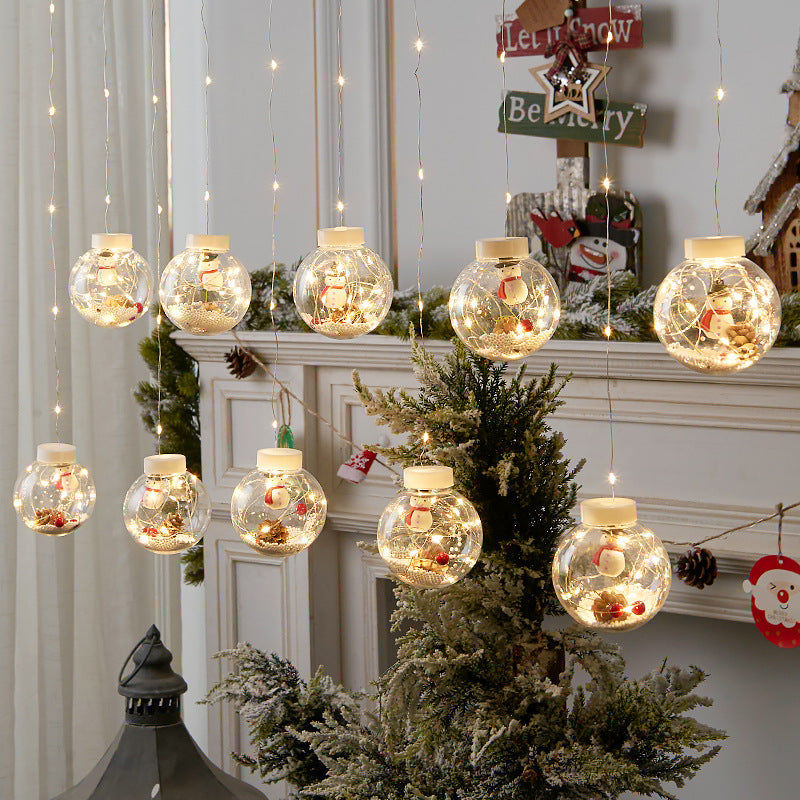 Christmas Curtain String Lights — 10 Decorative Lights
