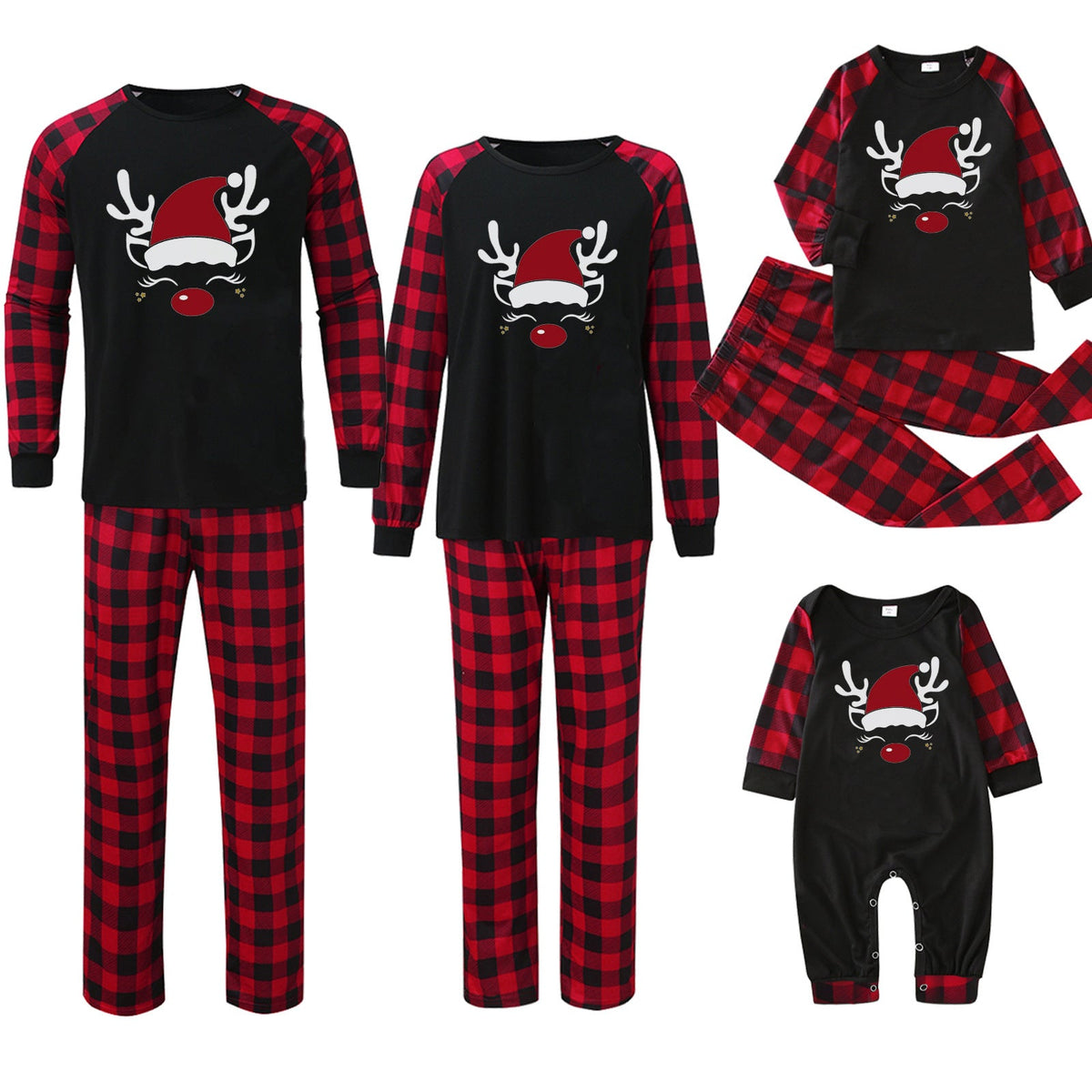 Matching Family Christmas Pajamas — Plaid Print