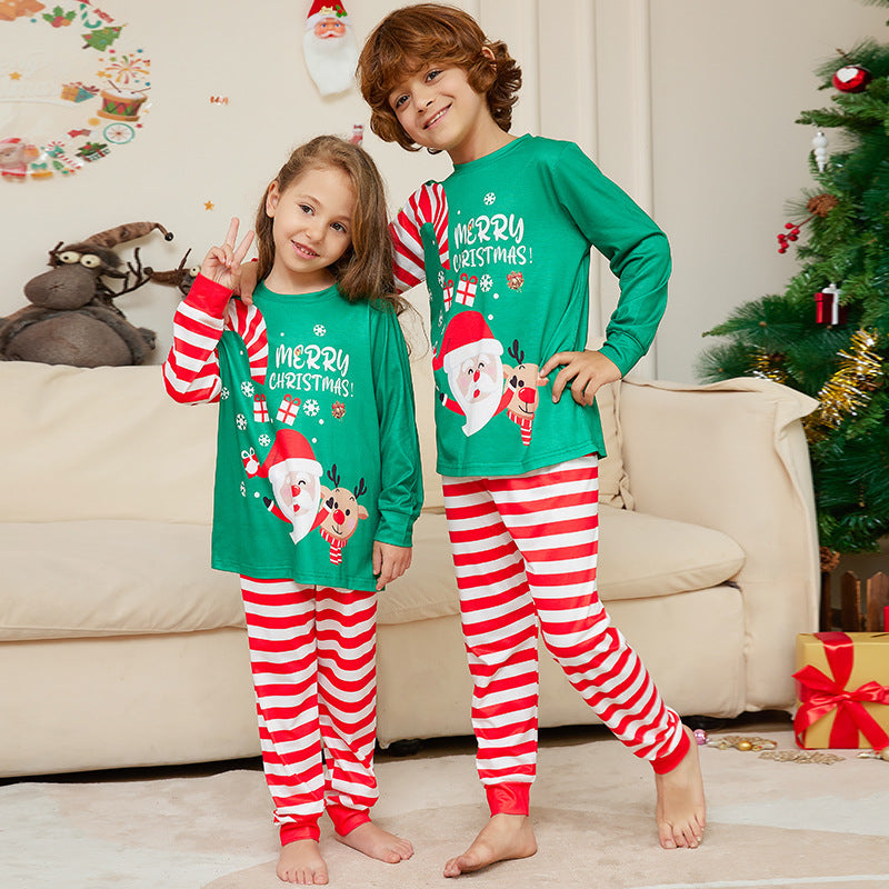Matching Family Christmas Pajamas — Santa Letter Print