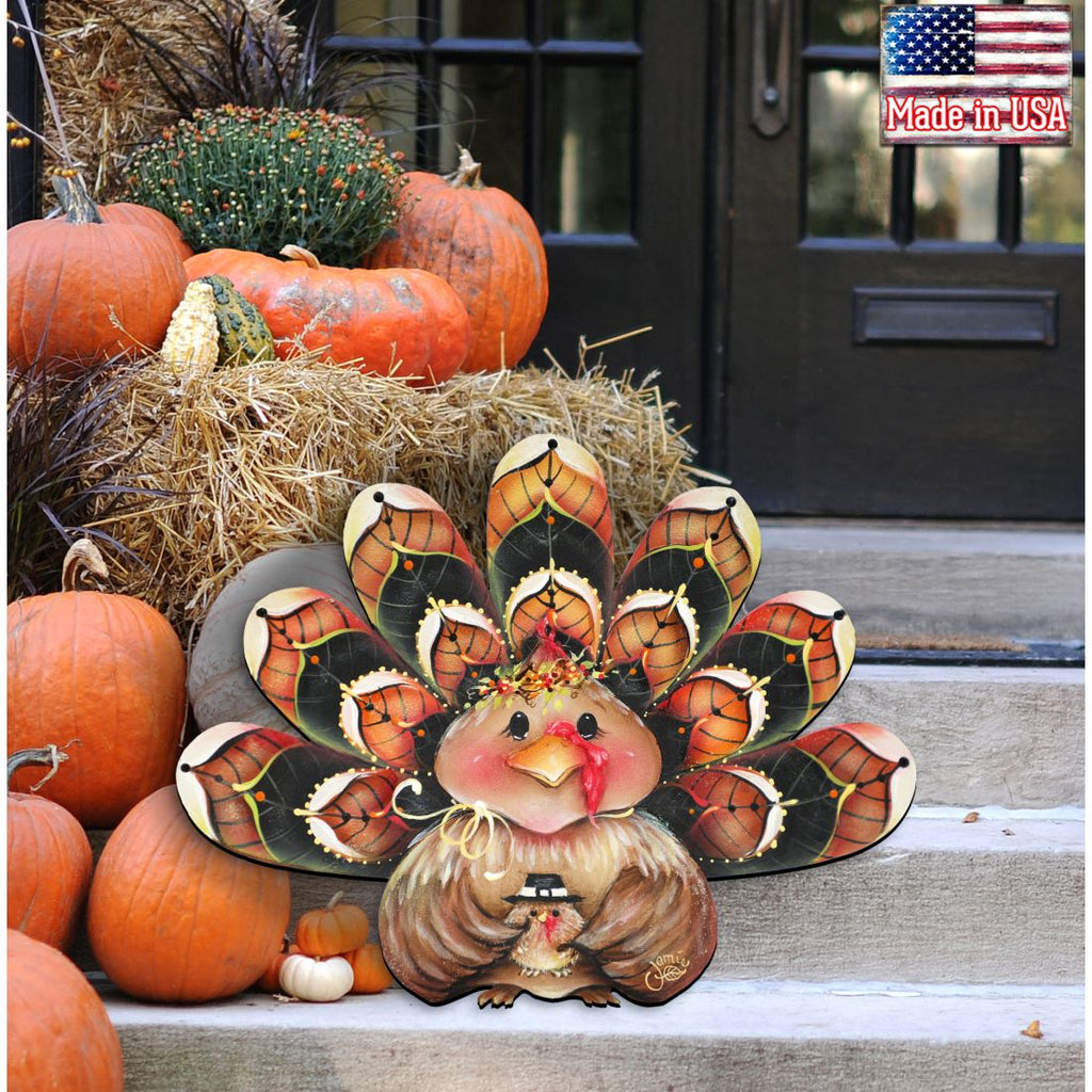 Be Thankful Turkey Door Decor by Jamie Mills-Price