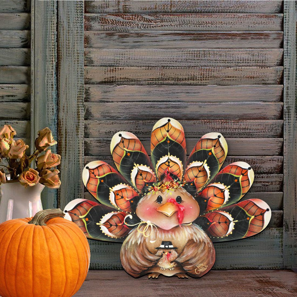 Be Thankful Turkey Door Decor by Jamie Mills-Price