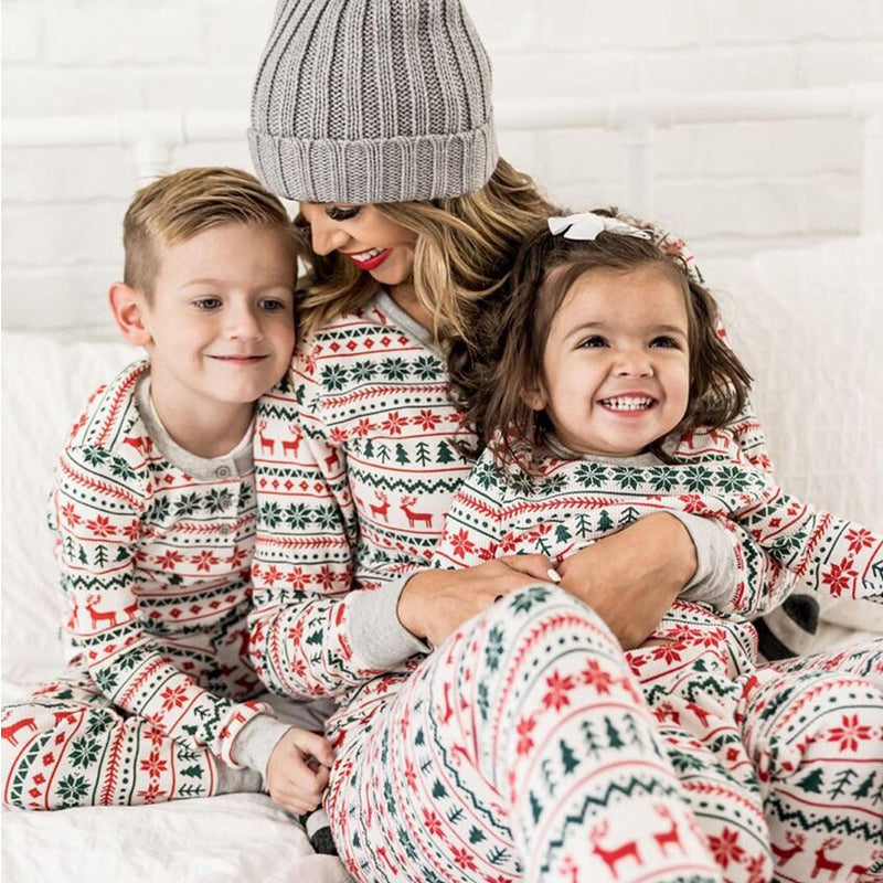 Matching Family Christmas Pajamas — Holiday Print