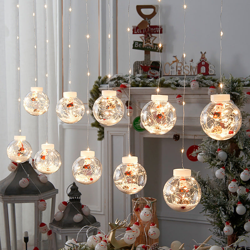 Christmas Curtain String Lights — 10 Decorative Lights