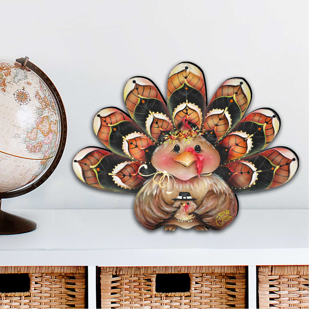 Be Thankful Turkey Door Decor by Jamie Mills-Price