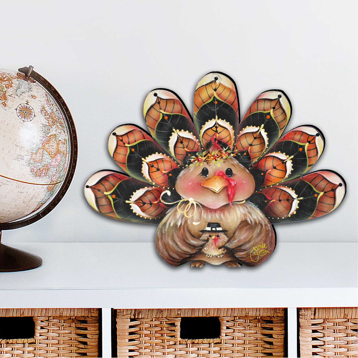 Be Thankful Turkey Door Decor by Jamie Mills-Price