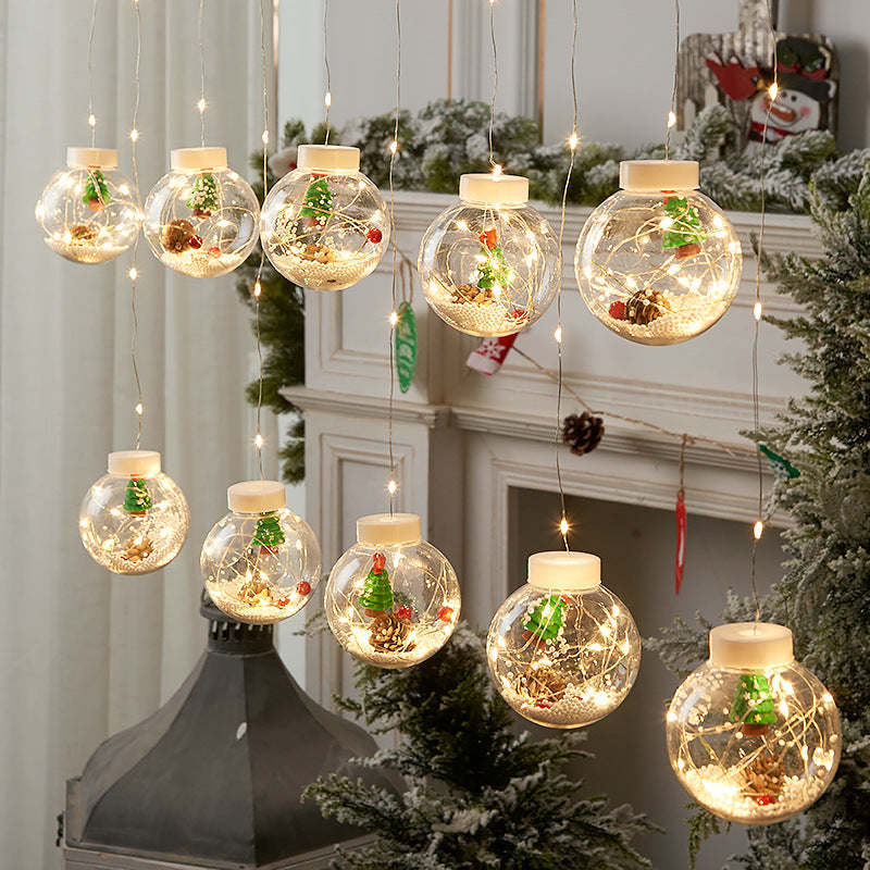Christmas Curtain String Lights — 10 Decorative Lights