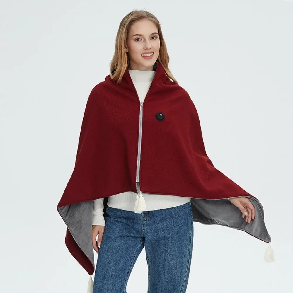 Wearable Heated Shawl Wrap