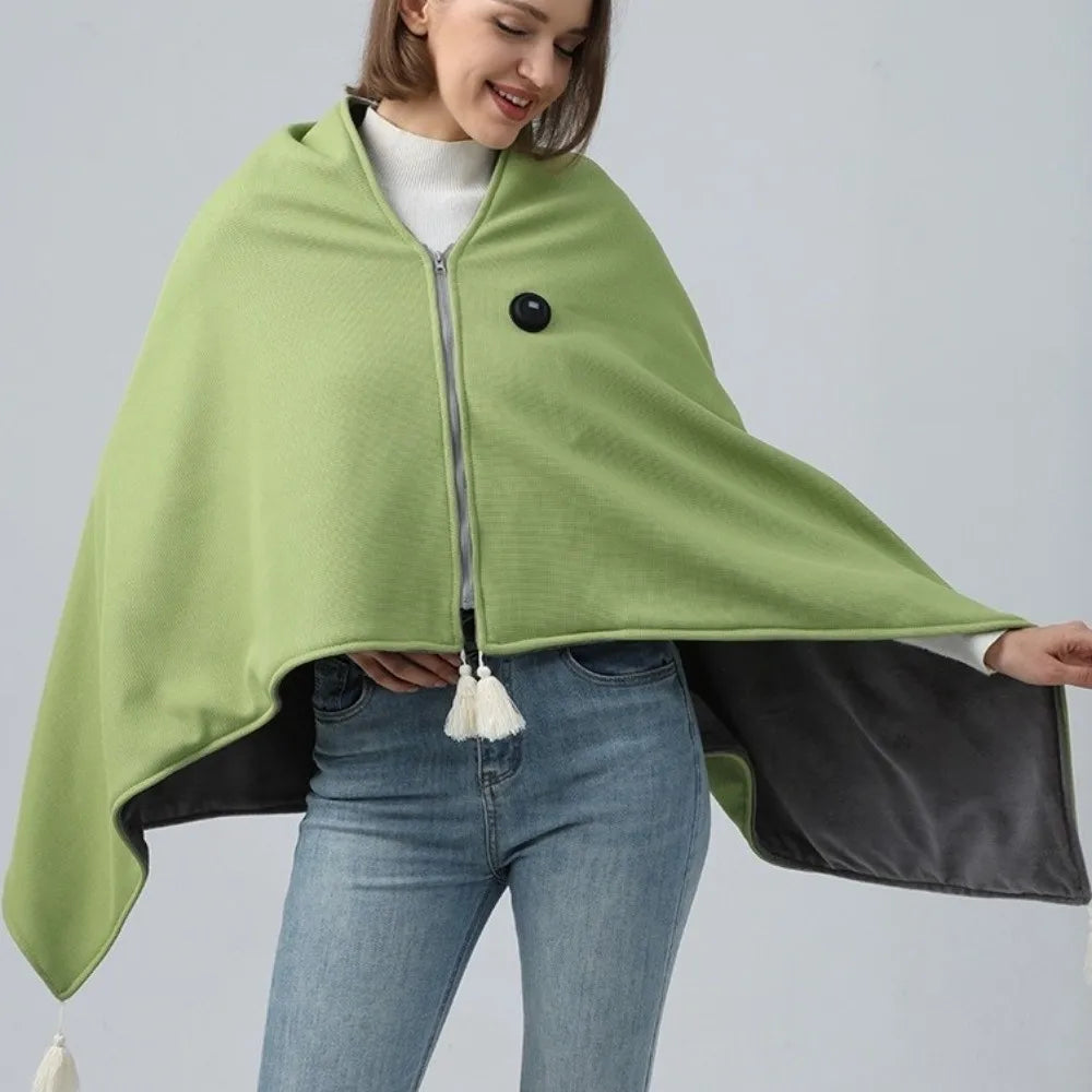 Wearable Heated Shawl Wrap
