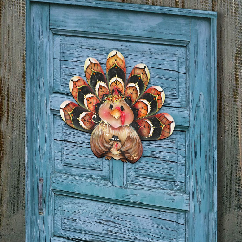 Be Thankful Turkey Door Decor by Jamie Mills-Price