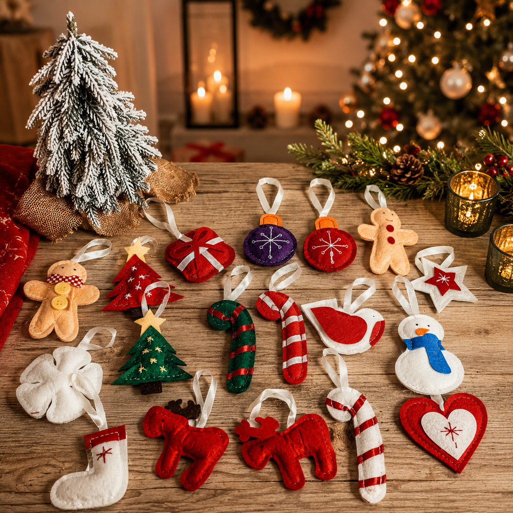 Reusable Felt Christmas Advent Calendar — Hanging Tree Countdown