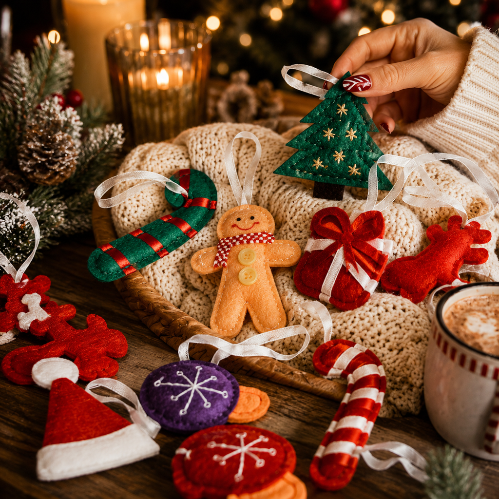 Reusable Felt Christmas Advent Calendar — Hanging Tree Countdown
