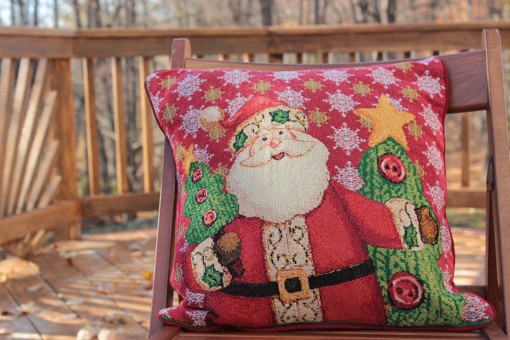 Tache Santa Christmas Pillow Cover — Choice of Pack
