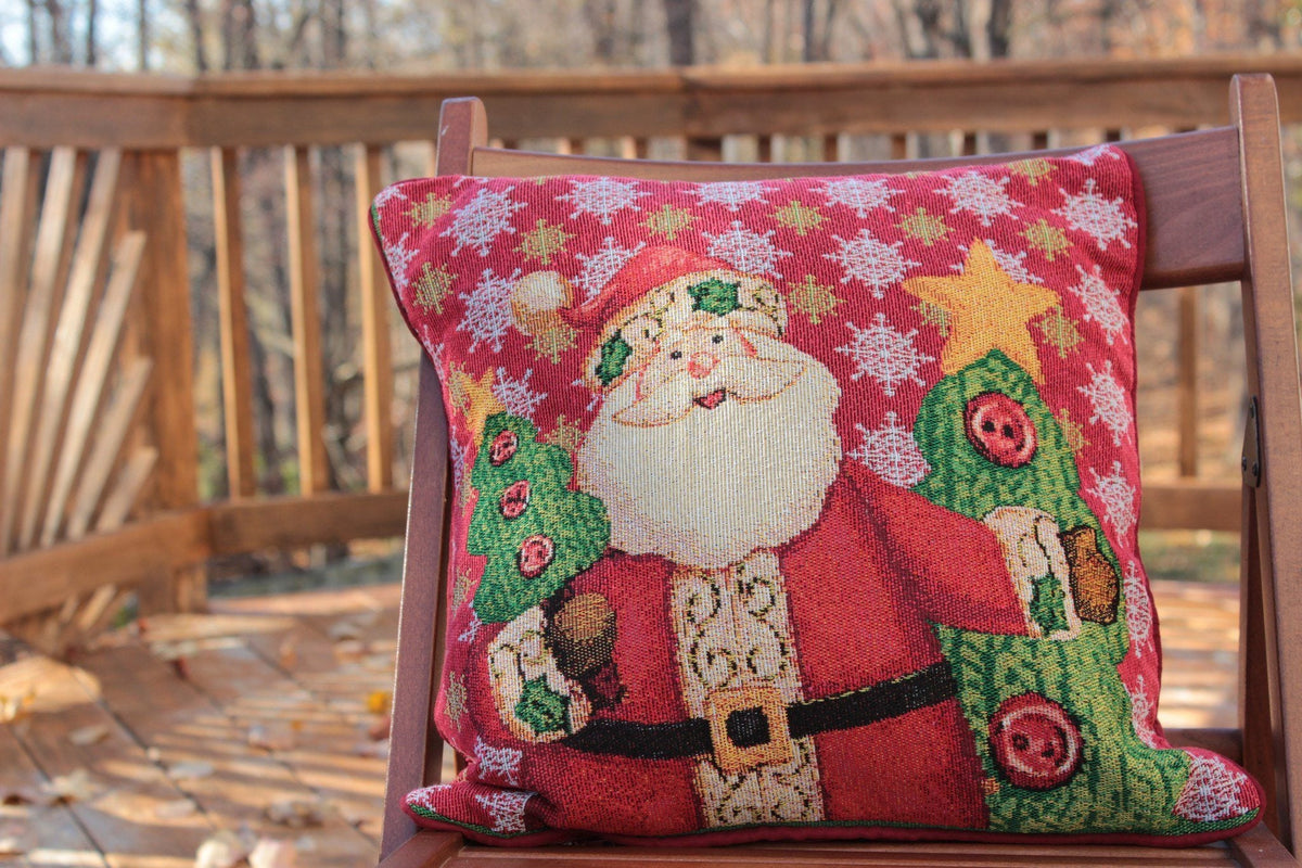 Tache Santa Christmas Pillow Cover — Choice of Pack