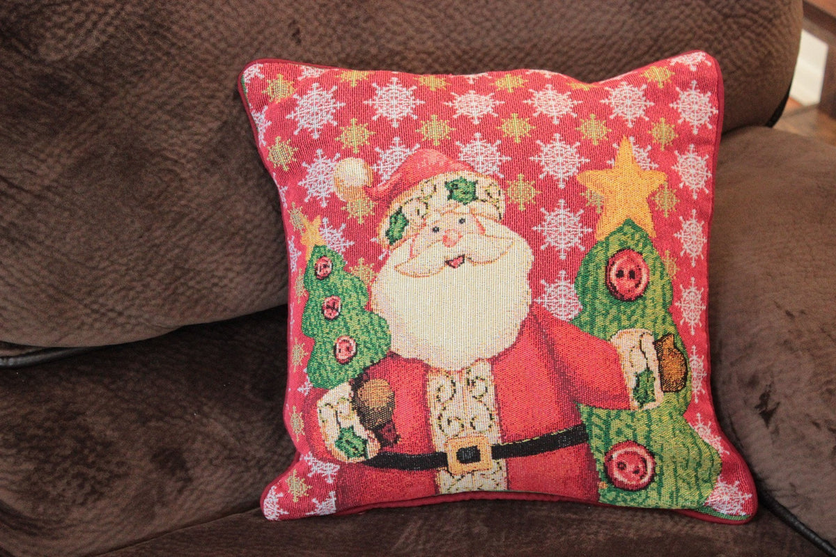 Tache Santa Christmas Pillow Cover — Choice of Pack