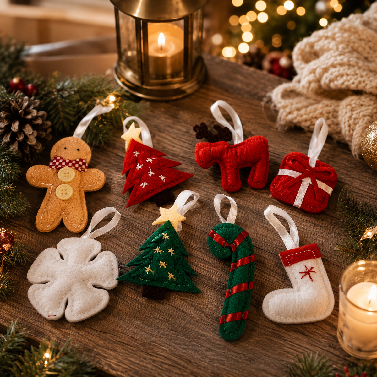 Reusable Felt Christmas Advent Calendar — Hanging Tree Countdown