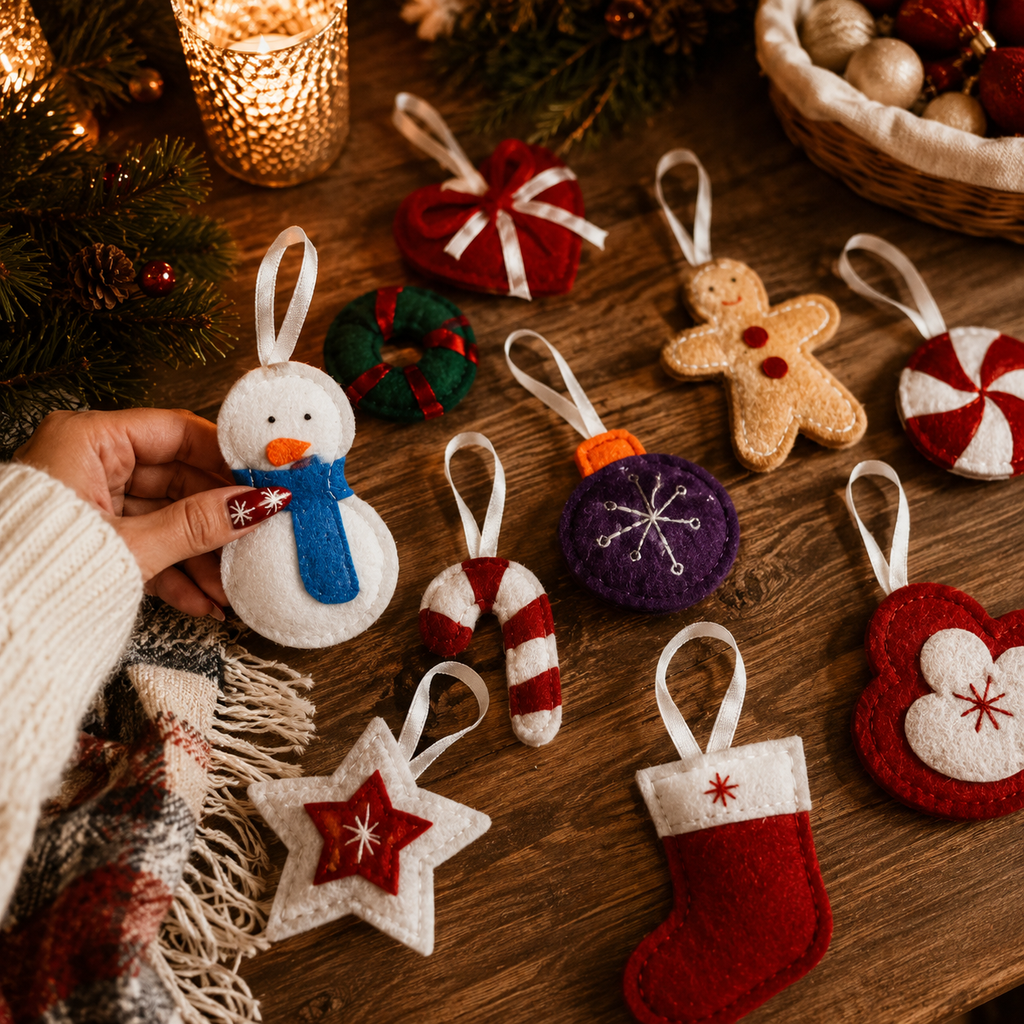 Reusable Felt Christmas Advent Calendar — Hanging Tree Countdown