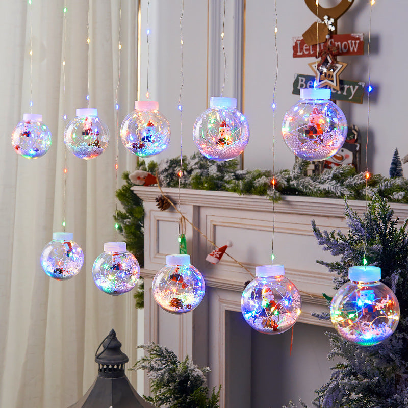 Christmas Curtain String Lights — 10 Decorative Lights