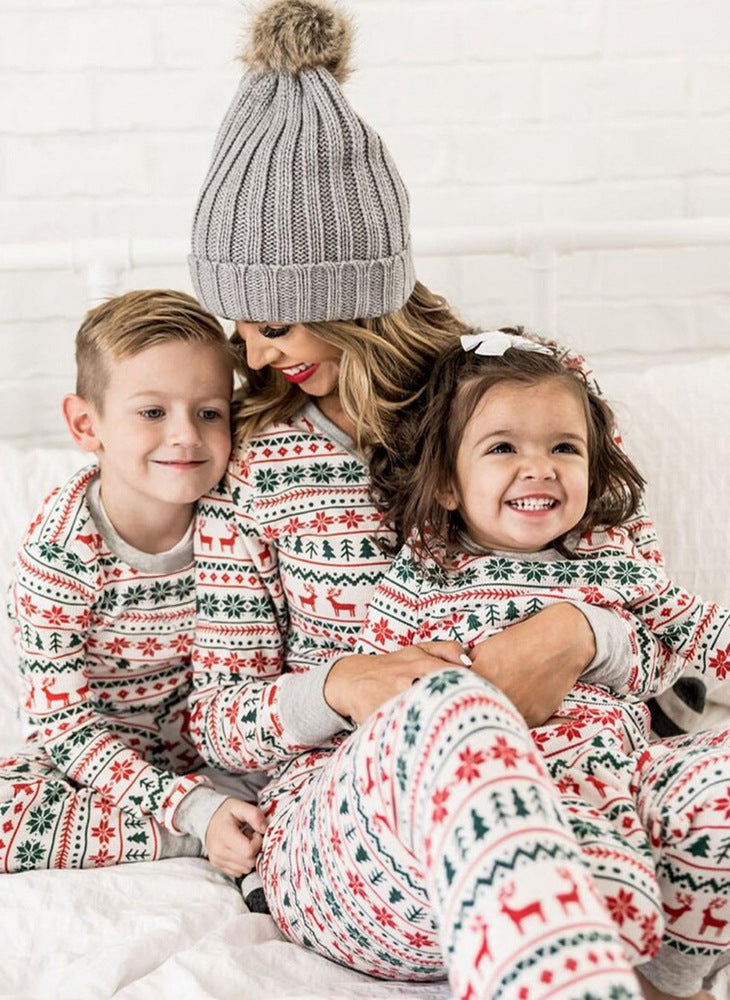 Matching Family Christmas Pajamas — Holiday Print