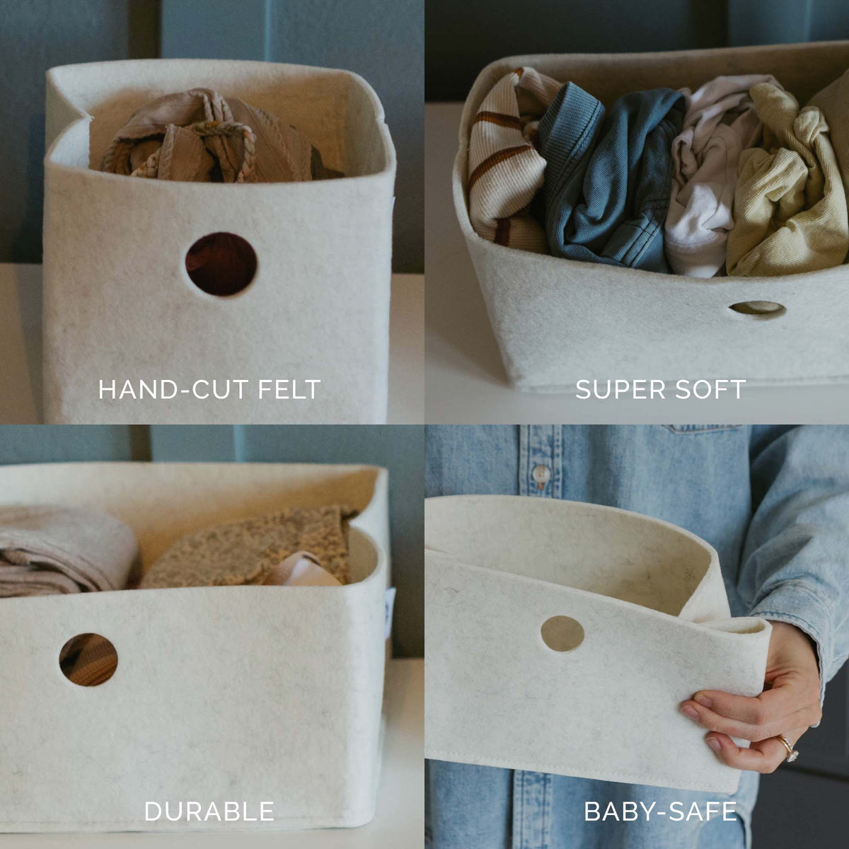 Felt Drawer Organizers — 3-Piece Set