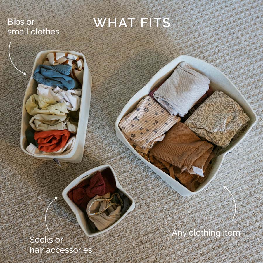 Felt Drawer Organizers — 3-Piece Set
