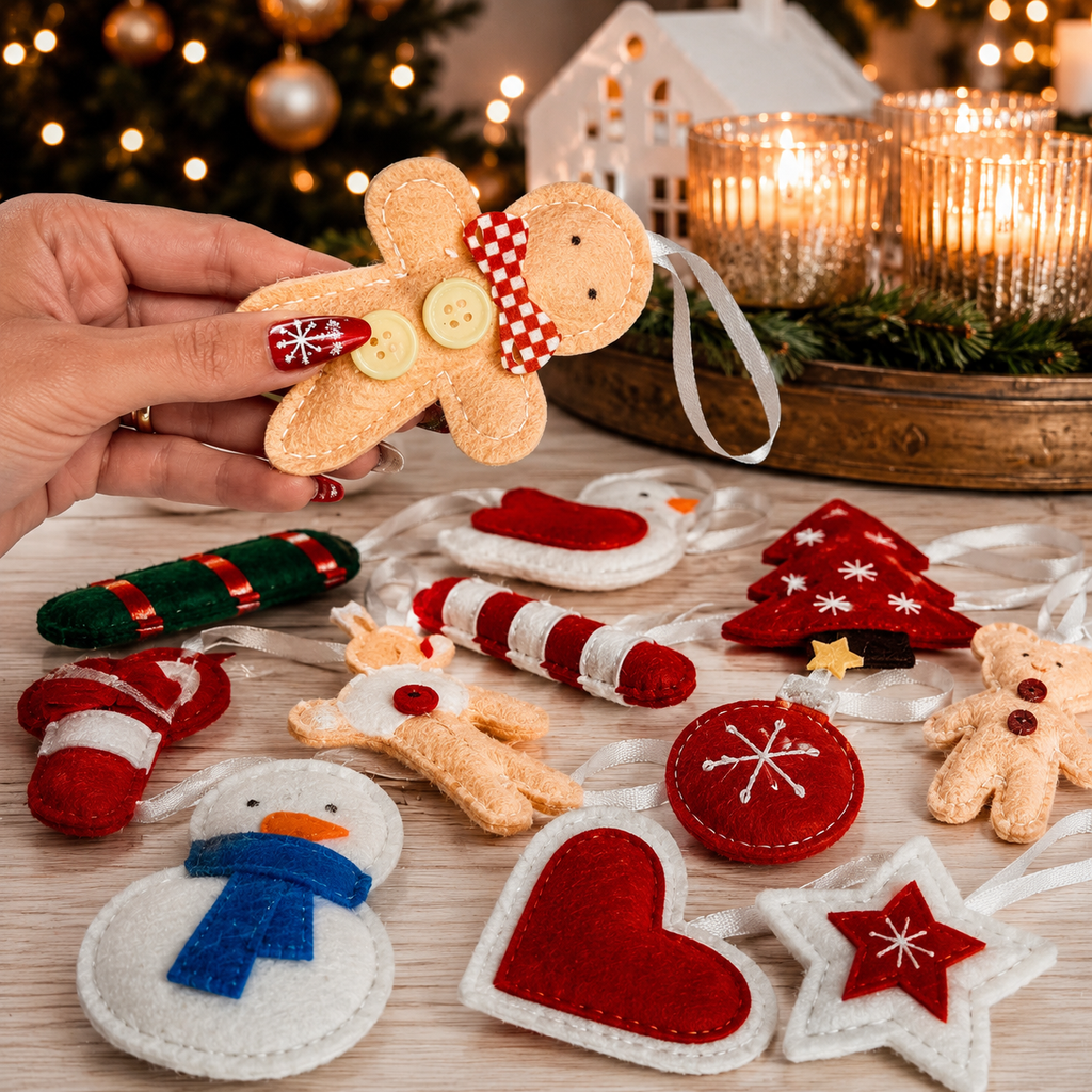 Reusable Felt Christmas Advent Calendar — Hanging Tree Countdown