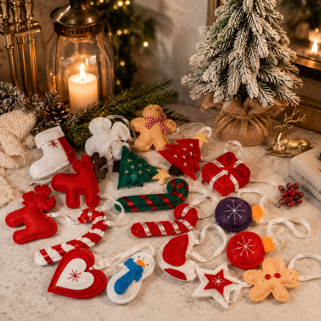 Reusable Felt Christmas Advent Calendar — Hanging Tree Countdown